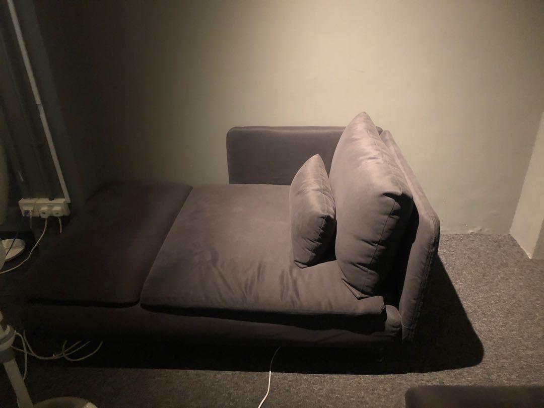 Soderhamn Sofas (Category: Sofas) located in Singapore. Submitted by ataraksy (Listing ID 1081873355, Image 3). Description: Price include two sets - 4-seat sofa, with chaise lounge (RTP $1,565) + 3-seat section (RTP $705) Used in our office space. Selling because we are moving our office and we do not need such a big sofa. Item doesn’t sag at all. Self pick-up/arrange with mover to pick up at Address: 101A Telok Ayer St, Level 2, Singapore 06857