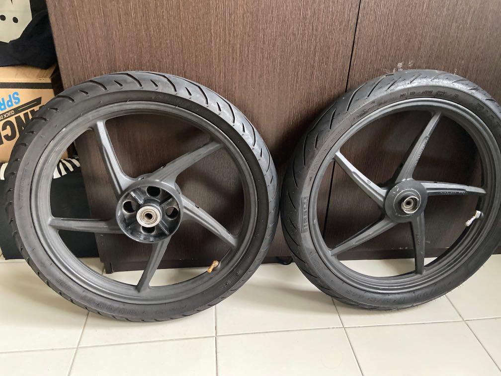 Sport Rim 501 Rapido For Sniper Y15 Motorcycles Motorcycle Accessories On Carousell