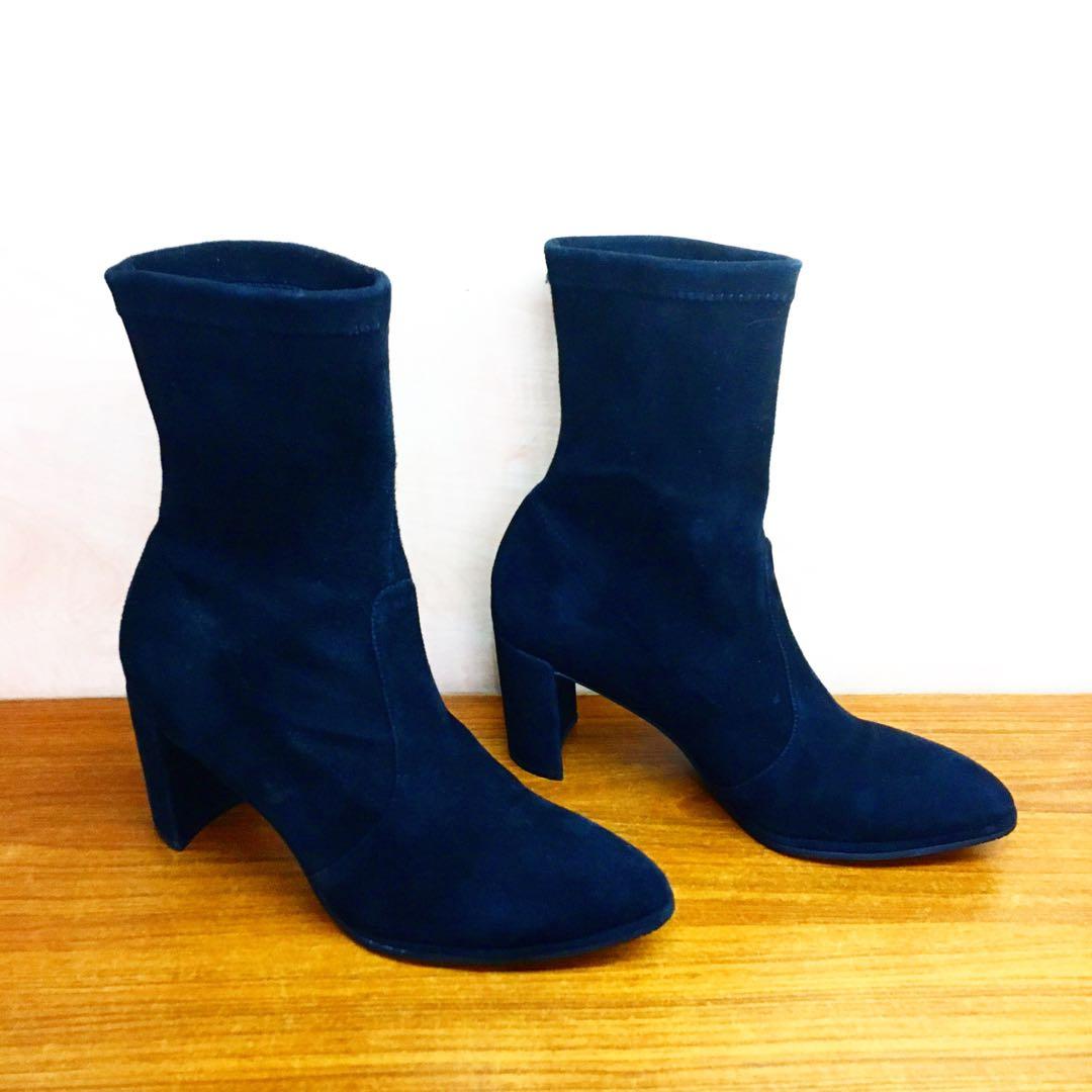 Stuart Weitzman Landry 75 Suede Booties Collection Women s