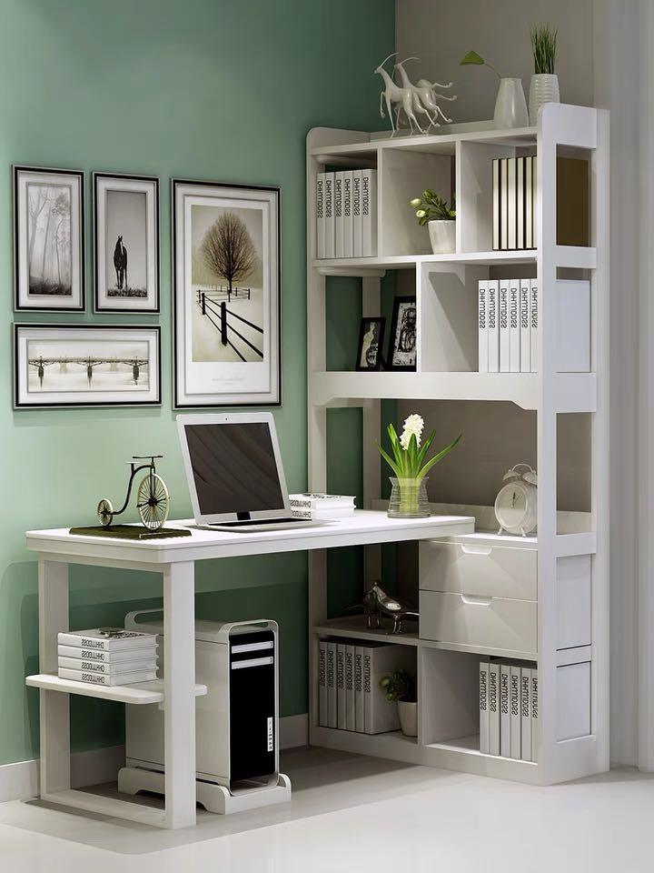Study table with shelf, Furniture & Home Living, Furniture, Tables ...