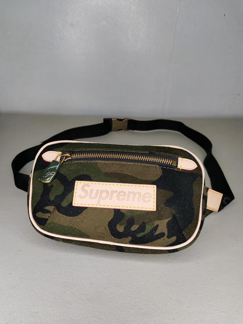 Supreme X LV belt bag Men s Fashion Bags Sling Bags on Carousell