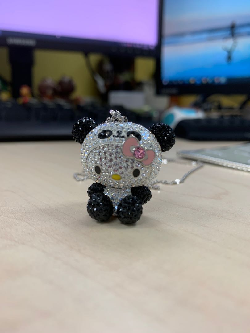 Swarovski panda discount necklace