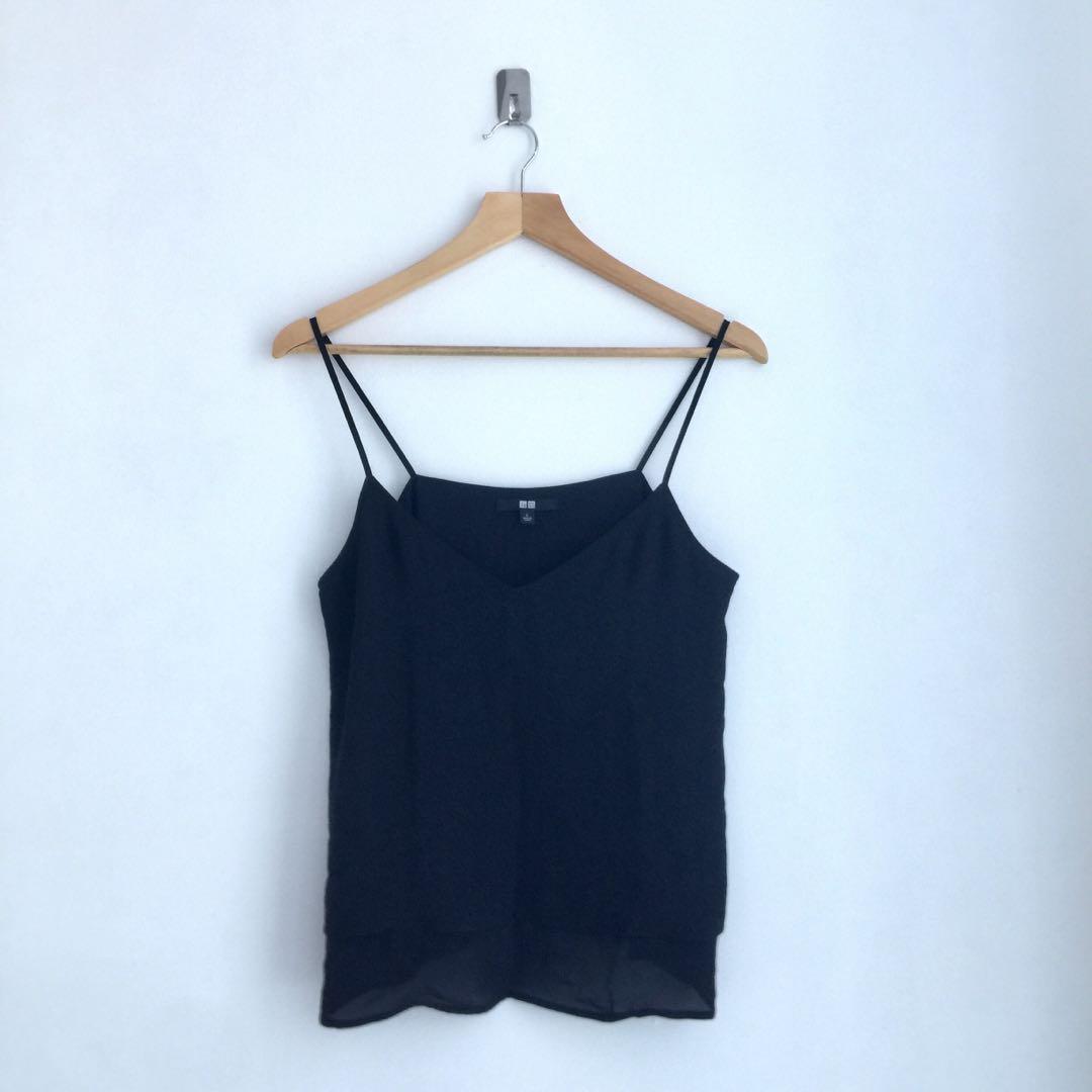 UNIQLO Spaghetti Strap, Women's Fashion, Tops, Sleeveless on Carousell