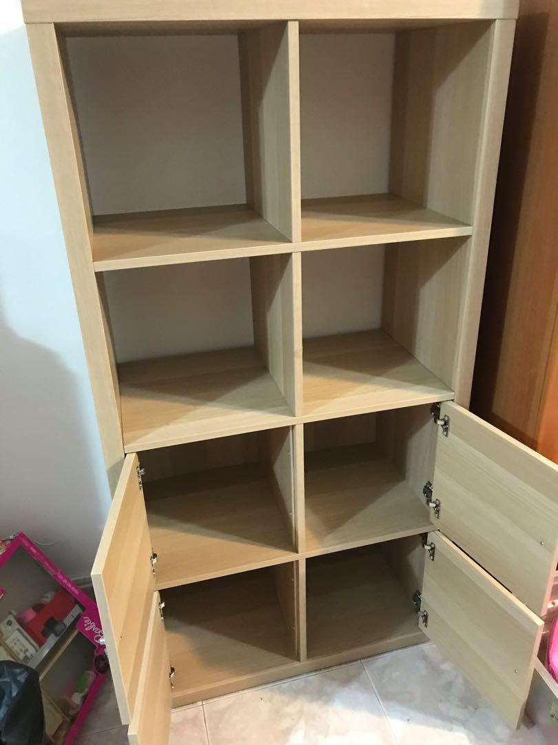 USED IKEA KALLAX SHELVING UNIT, Furniture & Home Living, Furniture