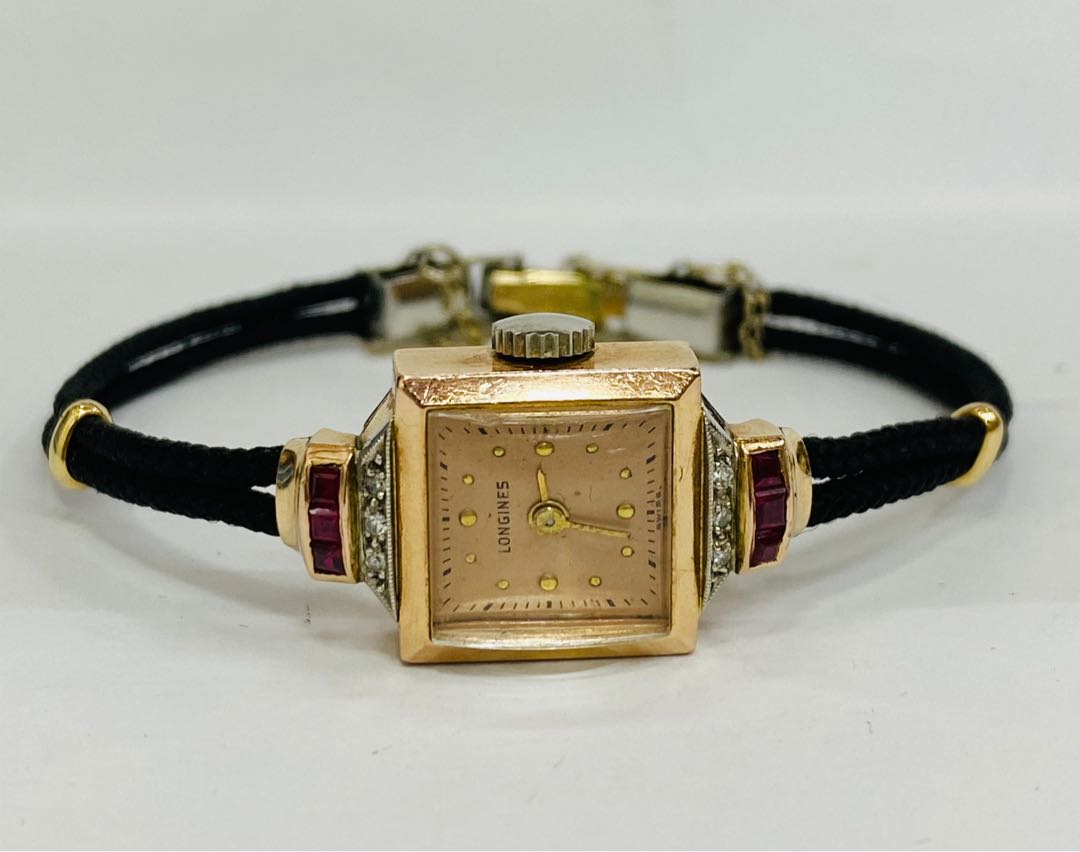 Vintage Solid 14K Rose gold Longine watch Jkool10 Hobbies Toys Memorabilia Collectibles Vintage Collectibles on Carousell