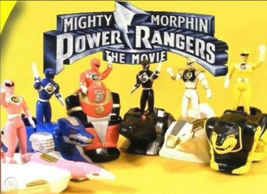 McDonalds Toys Complete Set Of 6! Details about   Mighty Morphin Power Rangers The Movie 1995 
