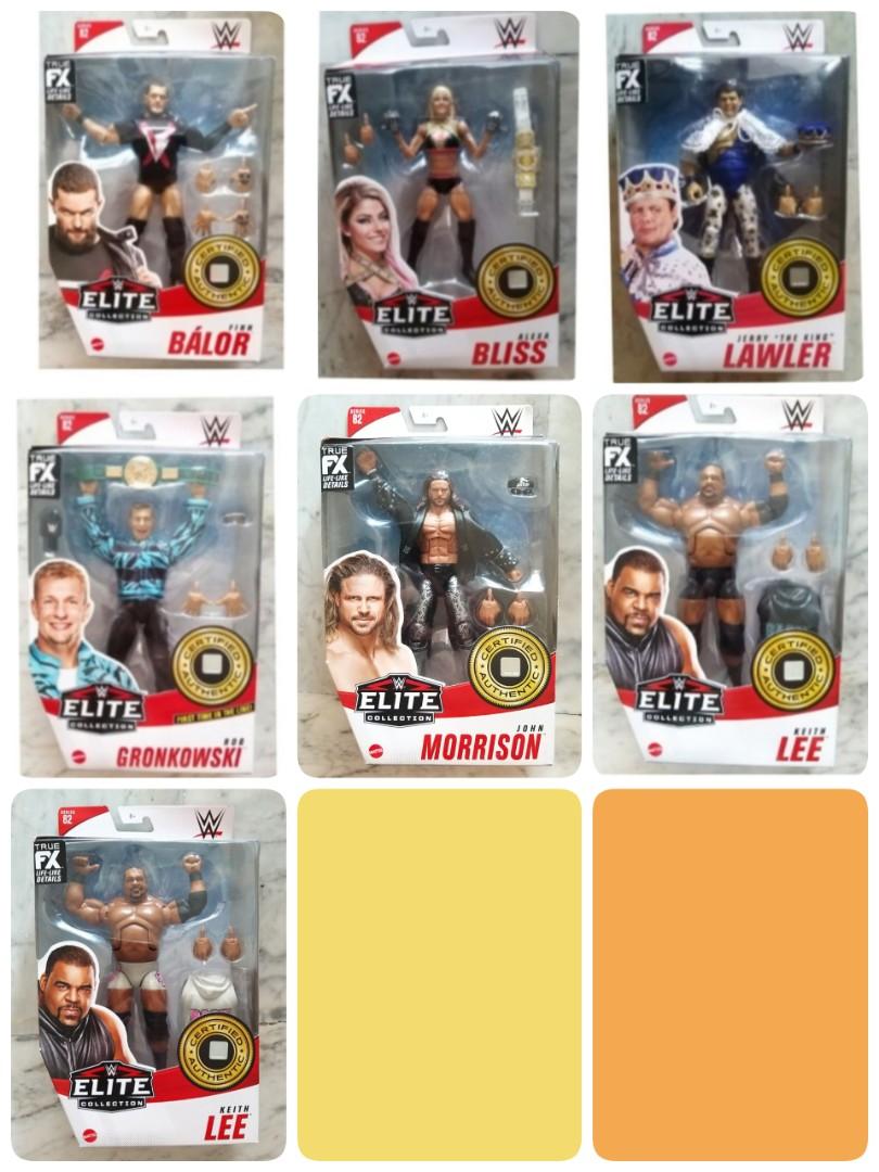 WWE Elite Ford Dawkins Belair Nakamura Austin Rock Lawler Balor Bliss
