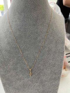 18k gold dainty necklace