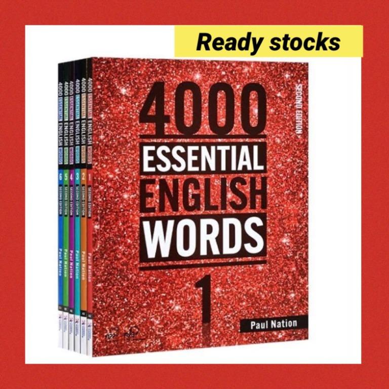 4000 Essential English Words (6 books, for age 9+), 興趣及遊戲, 書