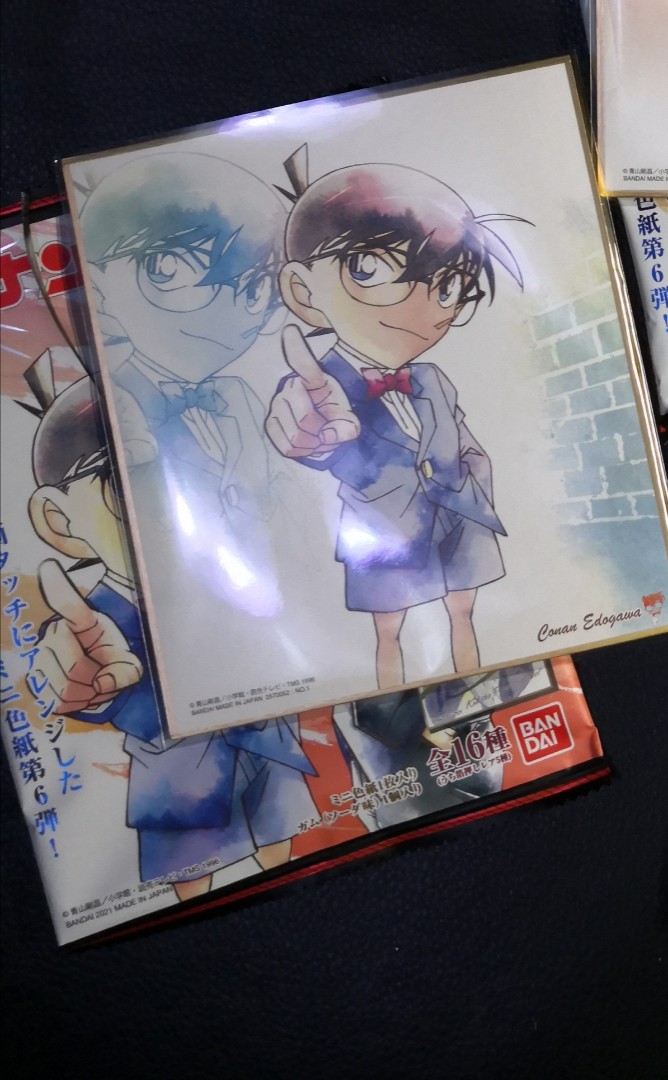 柯南色紙賣或交換新一小蘭第6彈art 6 興趣及遊戲 玩具 遊戲類 Carousell