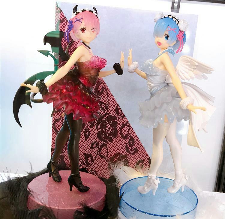 從零開始的異世界生活雷姆拉姆魔鬼天使造型figure 行版 興趣及遊戲 玩具 遊戲類 Carousell