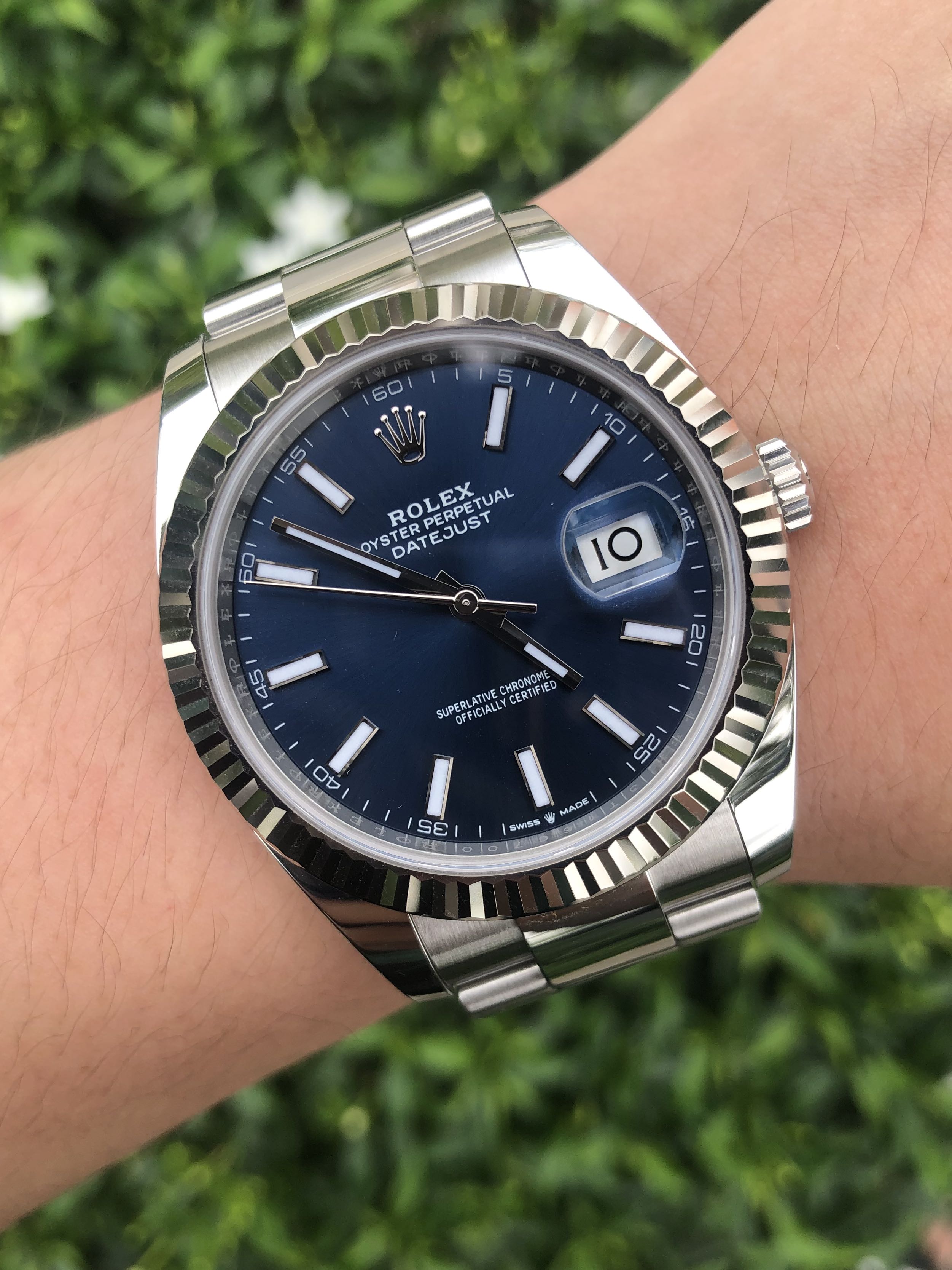 Rolex 126 334 blue hot sale
