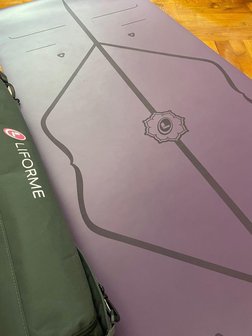 正版 liforme yoga mat(classic purple earth), 運動產品, 運動與健身, 運動與健身 拉伸配件