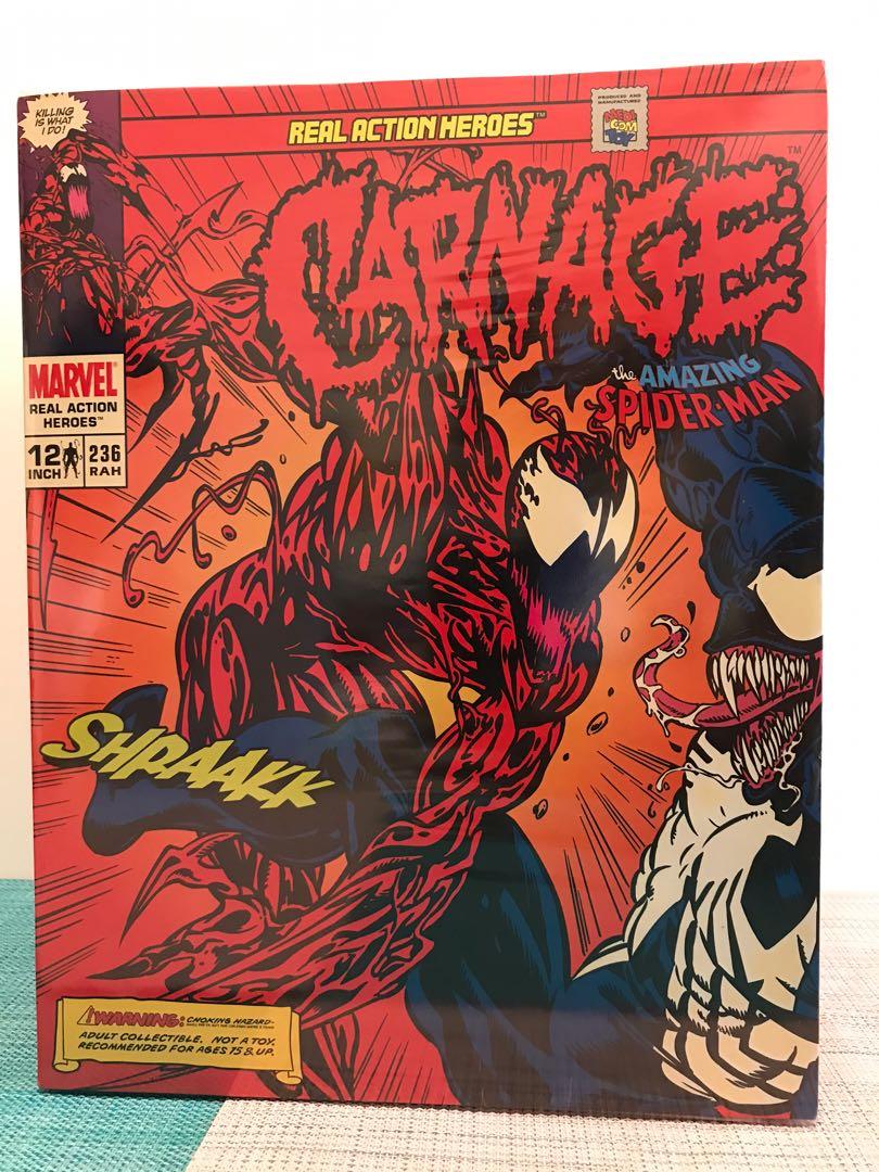 RAH リアルアクションヒーローズ スパイダーマン/カーネイジ コミックver MEDICOM TOY CARNAGE SPIDERMAN MARVEL REAL ACTION HEROS