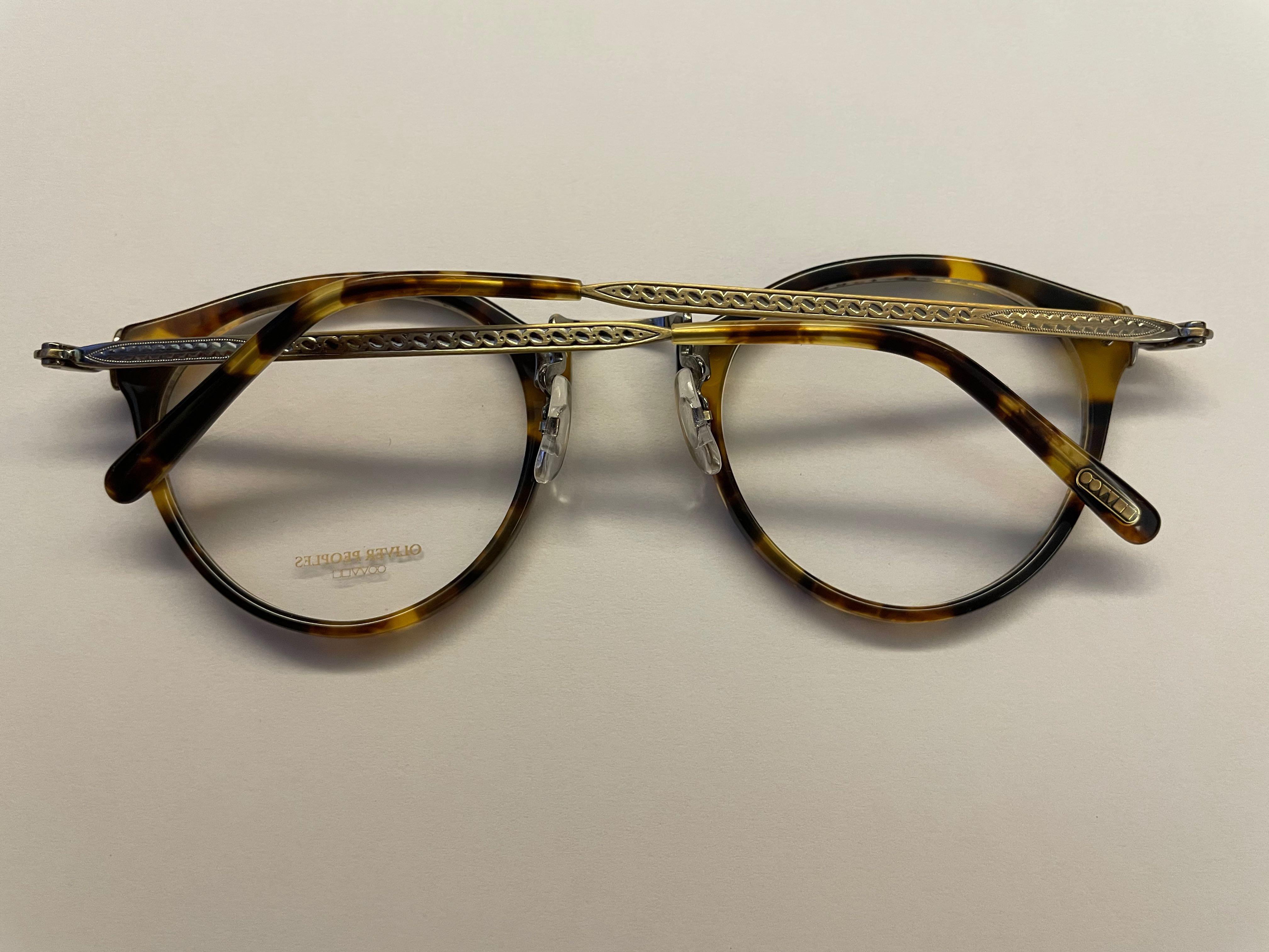 全新絕版- Oliver Peoples OP505 日版眼鏡日本手造眼鏡, 男裝, 手錶及