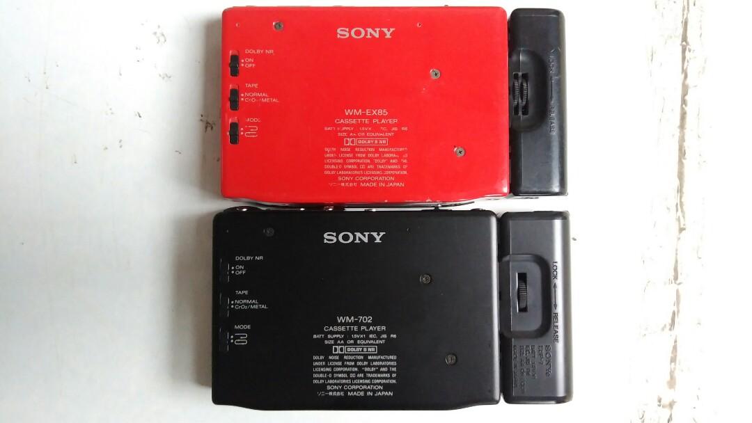 旗艦機王 Sony cassette player WM 702 EX85 walkman 隨身聽 卡帶機 播放器, 興趣及遊戲, 音樂、樂器 ...