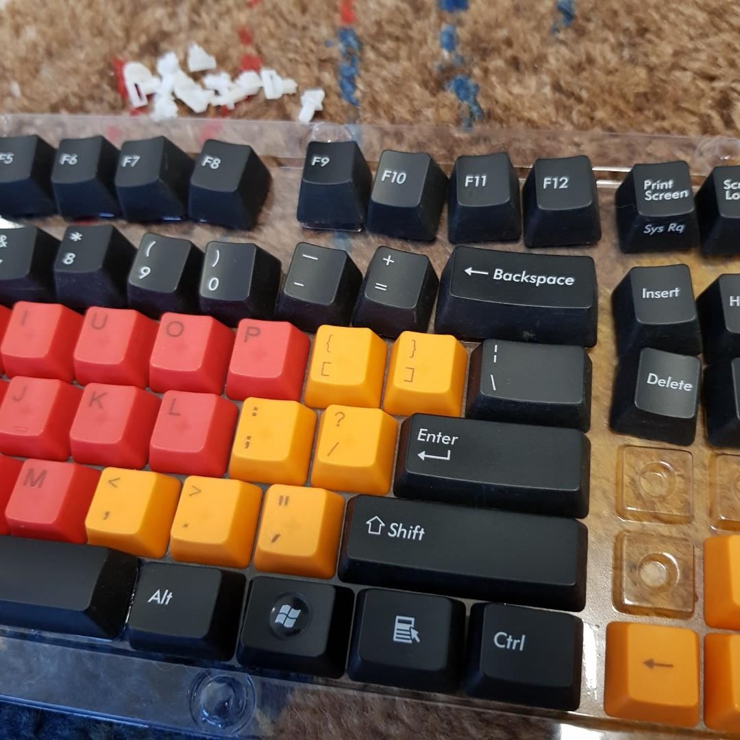 ABS Keycaps (full-size keyboard), Computers & Tech, Parts & Accessories ...