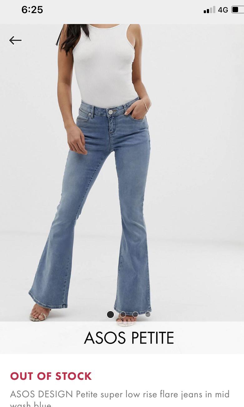 Super flare jeans petite clearance