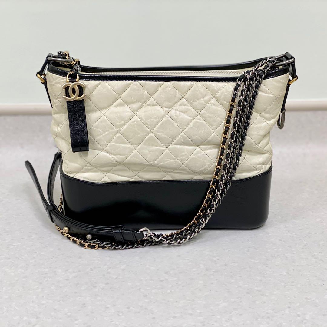 Used in Good Condition Chanel Gabrielle Size New Medium 9” Calfskin Holo30  169,900