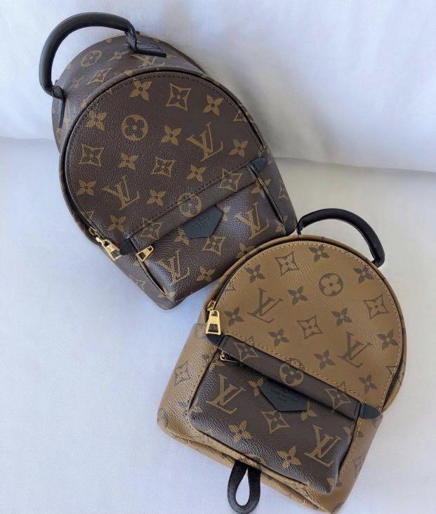 Pre-owned Louis Vuitton Limited Edition Reverse Monogram Canvas Palm Spring  Mini Backpack, ModeSens