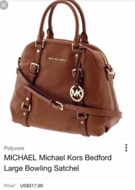 Authentic Michael Kors Bedford bag (Category: Luxury Bags & Wallets) located in Quezon City. Submitted by mkmsells (Listing ID 1082093449, Image 1). Description: Authentic MK Bedford bag bought from Rustan’s for 22k. Selling low for Php 7,000 SF c/o buyer. .