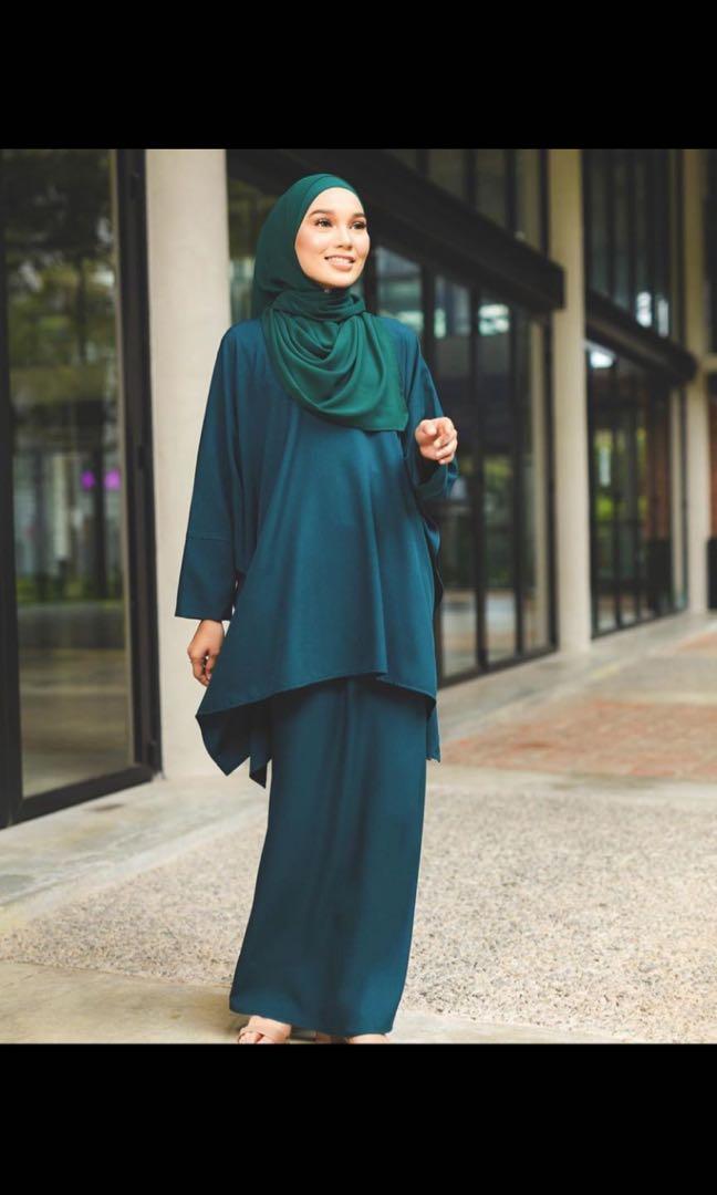 Baju Kurung Moden Emerald Green NEW Women s Fashion Muslimah