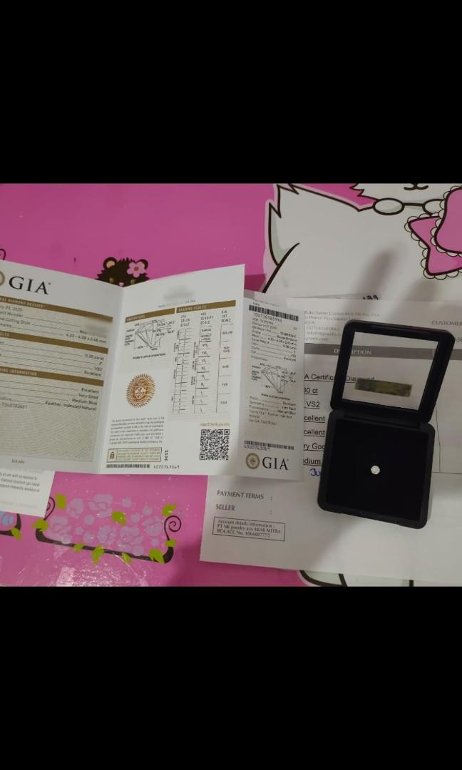 🔥SALE 50%🔥Berlian GIA lengkap Sertifikat