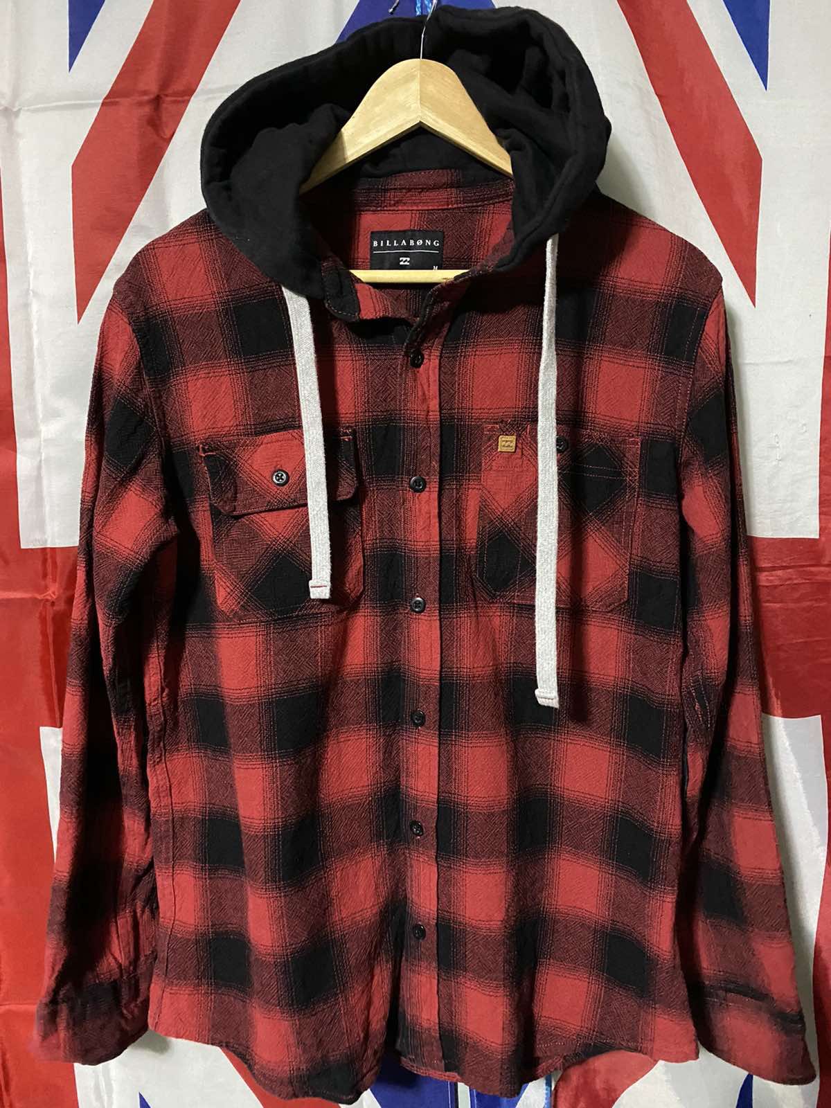 billabong checkered jacket