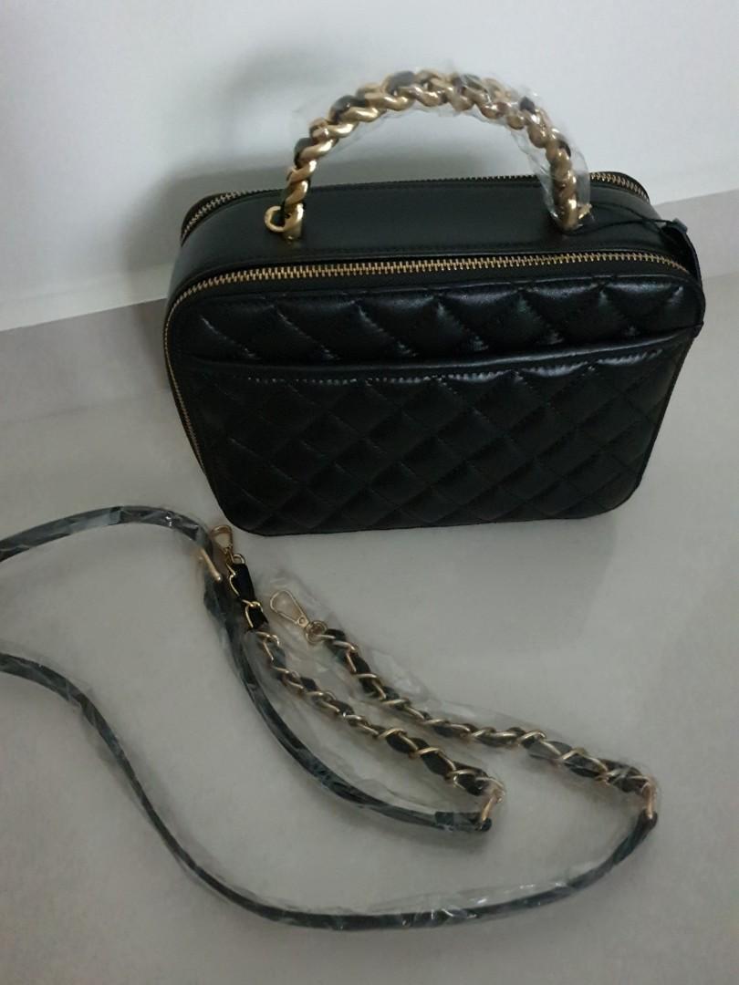 Quilted box bag top