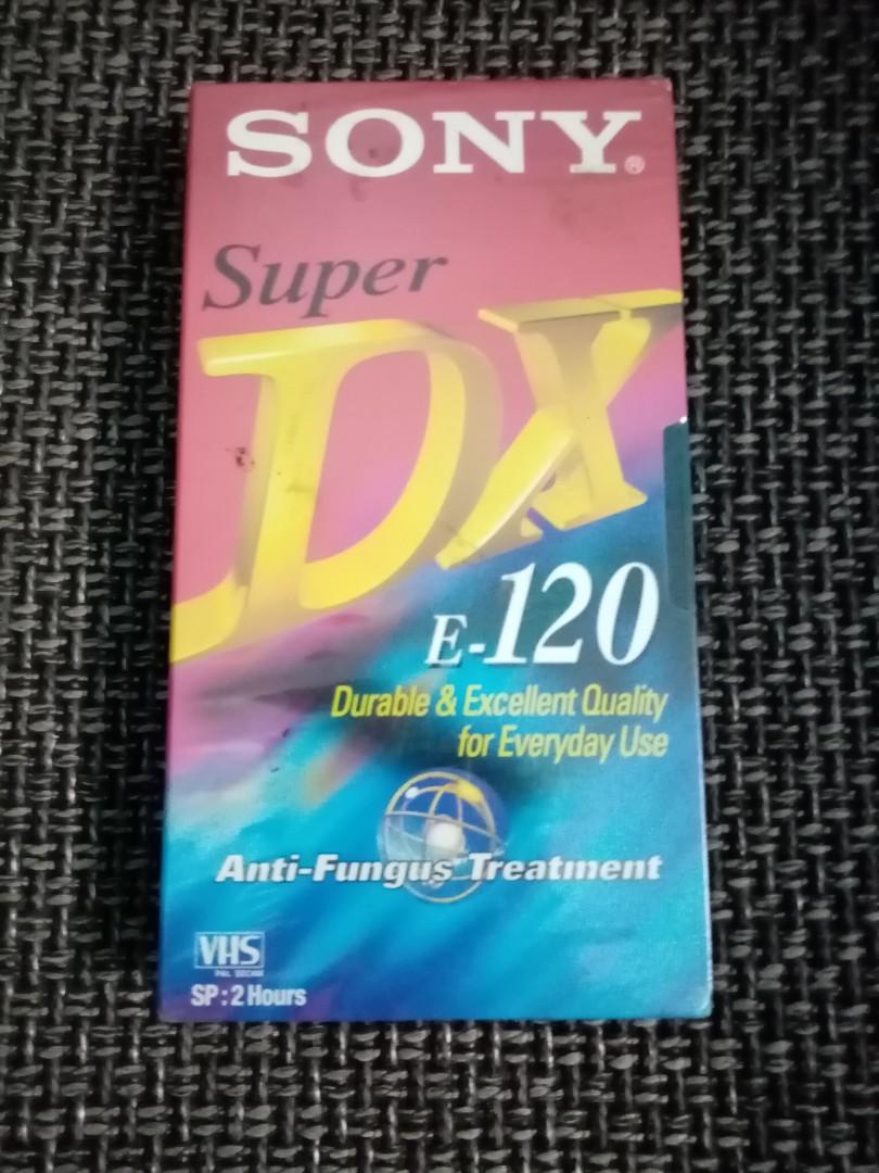BLANK SONY VHS TAPE, Hobbies & Toys, Music & Media, CDs & DVDs on Carousell