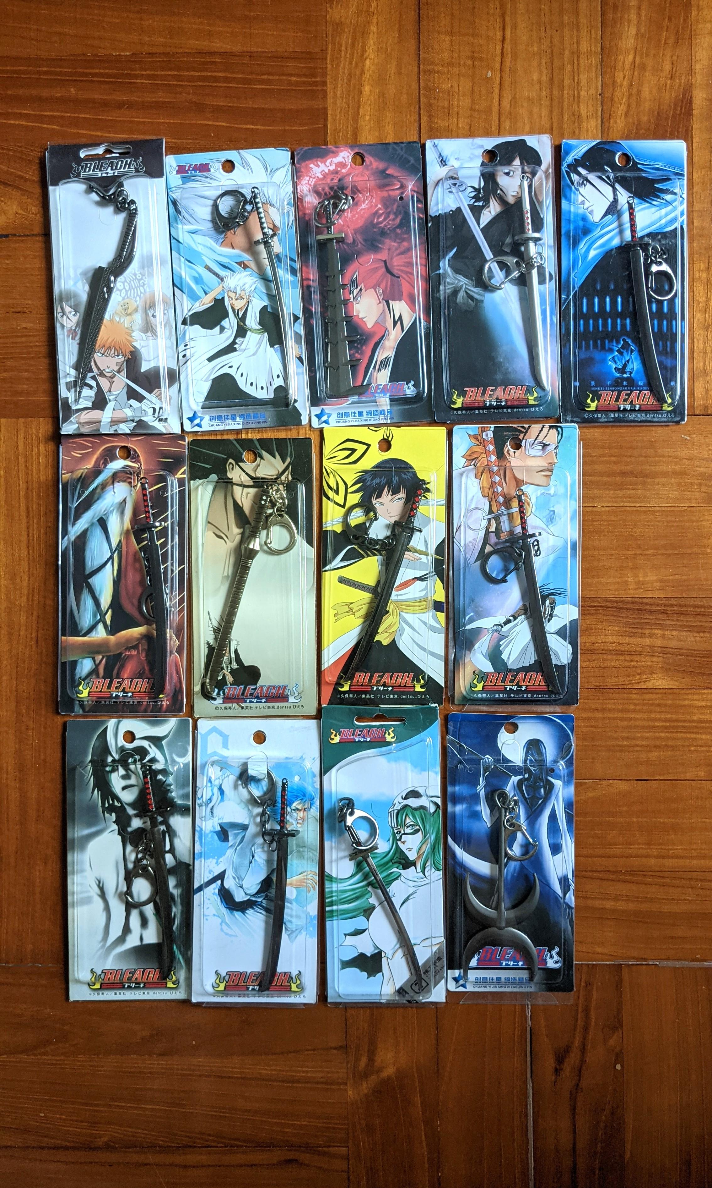 死神bleach 斬魄刀 刀身連刀鞘 鎖匙扣 玩具 遊戲類 玩具 Carousell