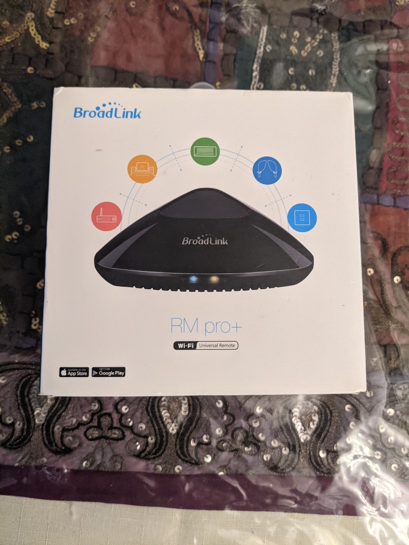Broadlink RM Pro Plus WiFi Universal Remote IR Blaster, TV & Home ...