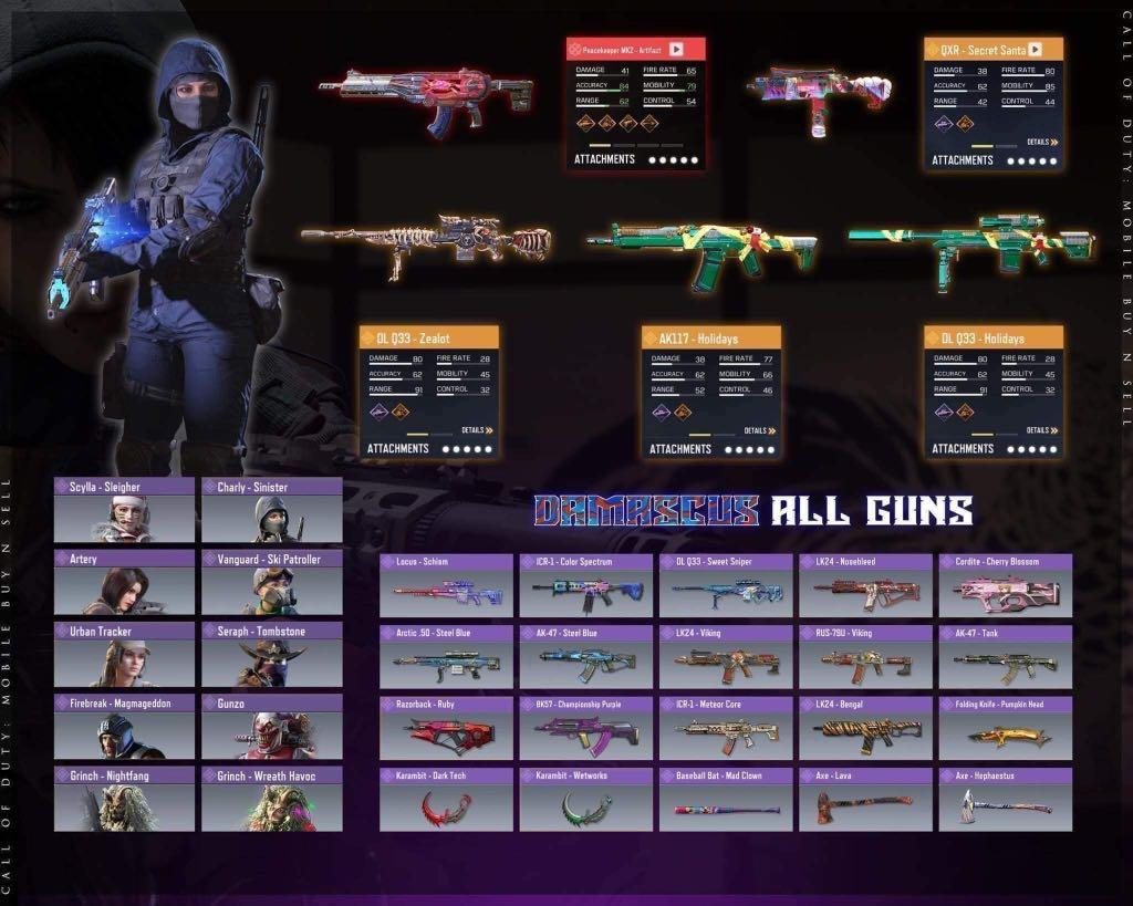CALL OF DUTY MOBILE ACCOUNT, Video Gaming, Gaming Accessories, Game ...