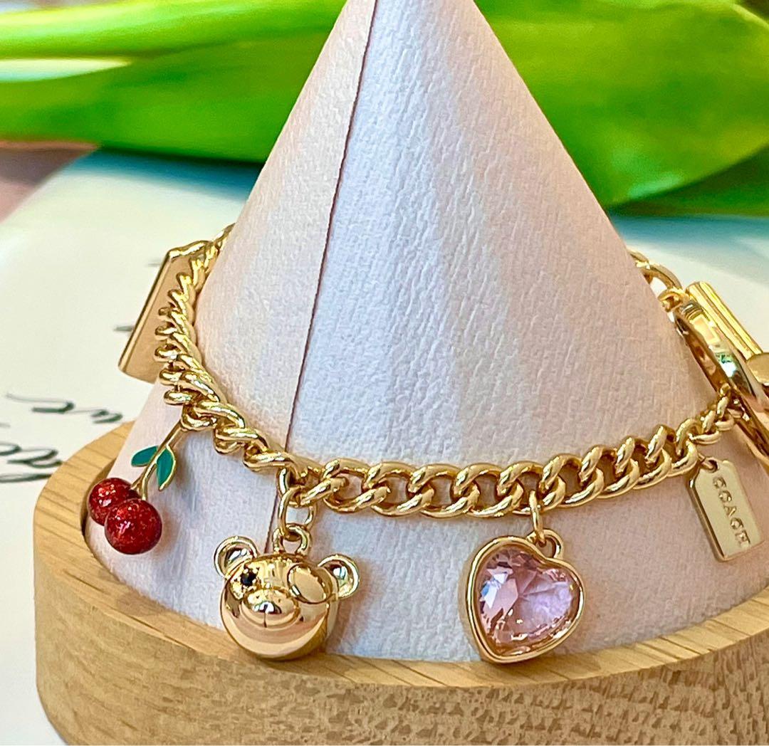 Coach bracelet with charms deals
