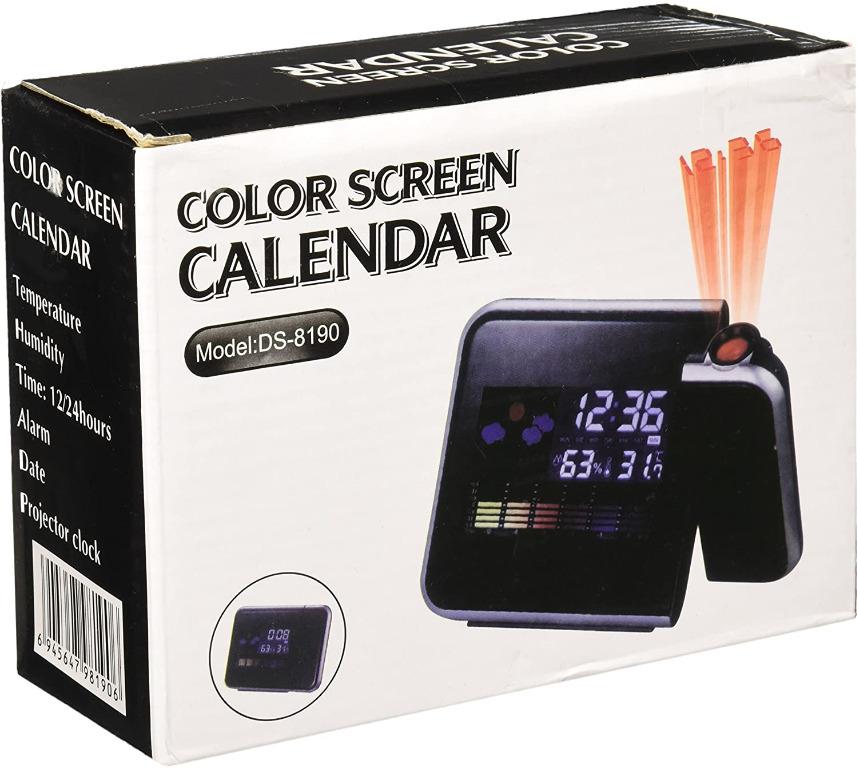 Color Screen Calendar, Furniture & Home Living, Home Decor, Clocks on