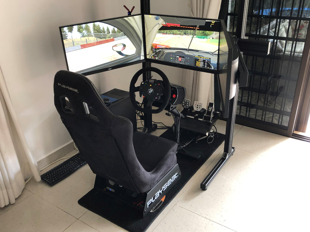 Complete sim racing rig (high quality items), Mobile Phones & Gadgets ...