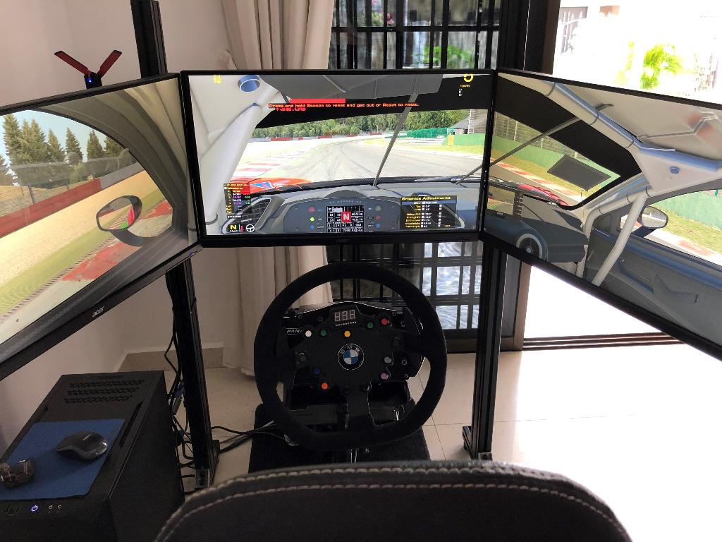 Complete sim racing rig (high quality items), Mobile Phones & Gadgets ...