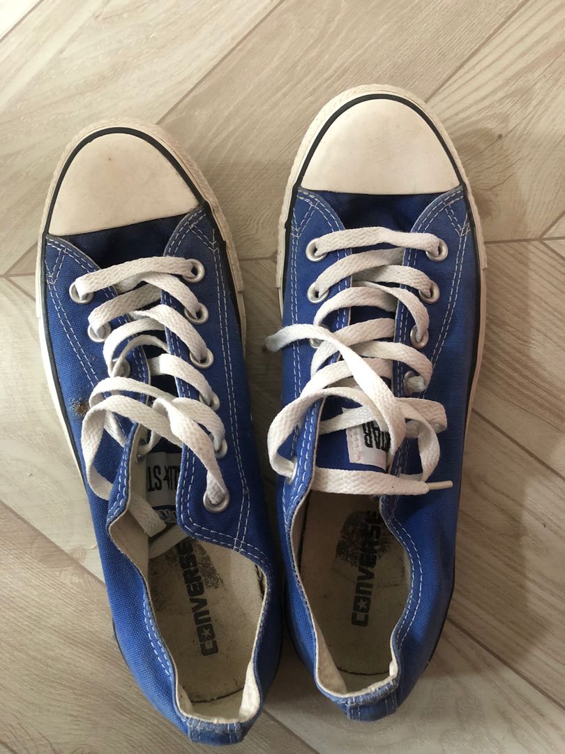 Converse royal blue on sale low