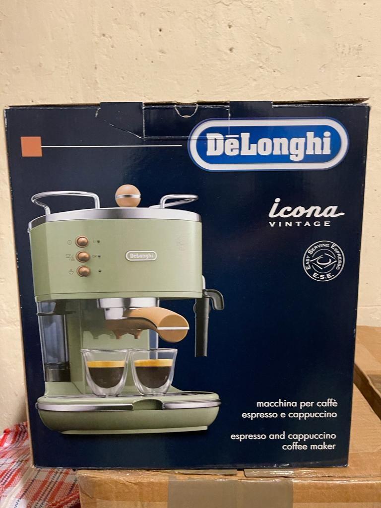 Delonghi Icona Vintage 半自動咖啡機 ECOV311, 家庭電器, 廚房電器, 咖啡機及咖啡壺 - Carousell