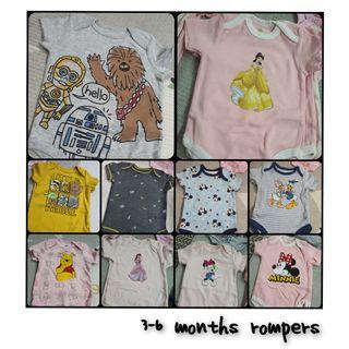 Disney Baby Rompers (3-24mths) - 3 for $10!