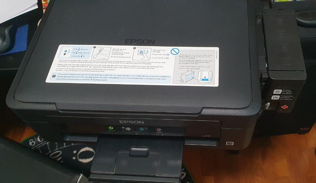 Epson L210 Inkjet Printer Scanner Computers And Tech Printers Scanners And Copiers On Carousell 9002