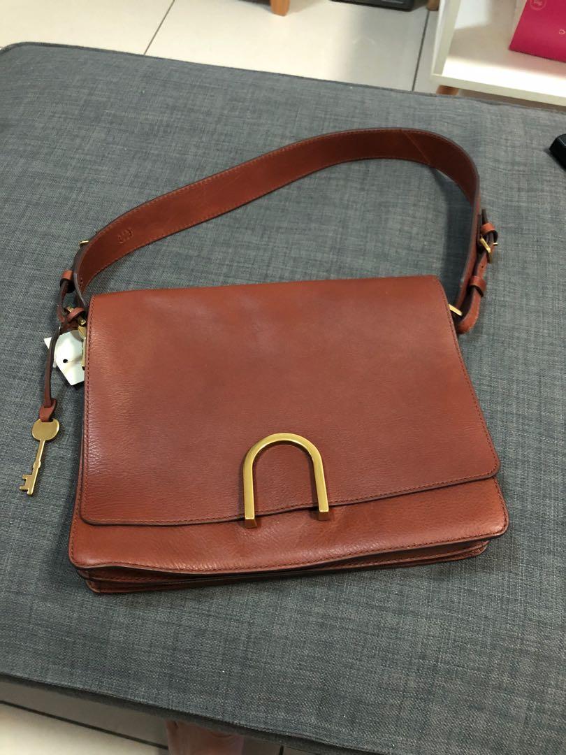 Fossil finley online shoulder bag