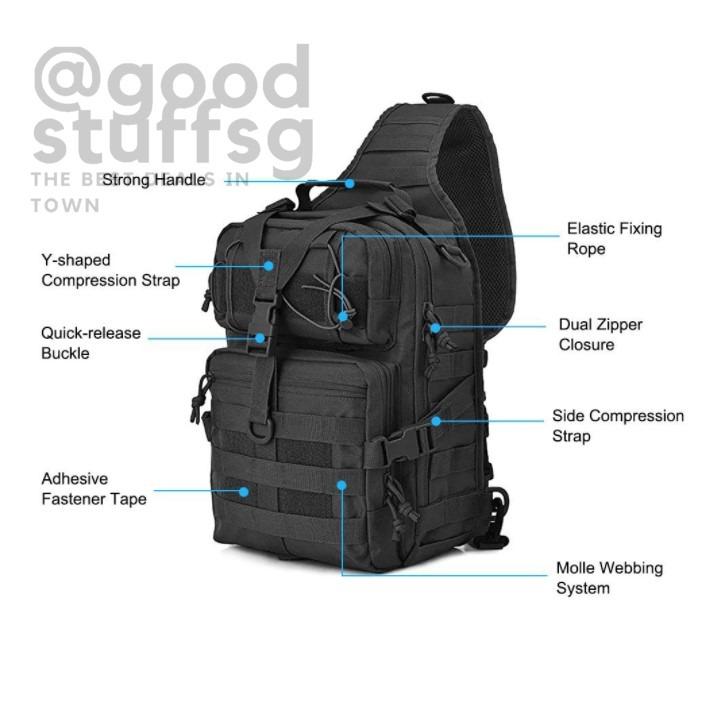 Military tactical assault pack sling backpack discount