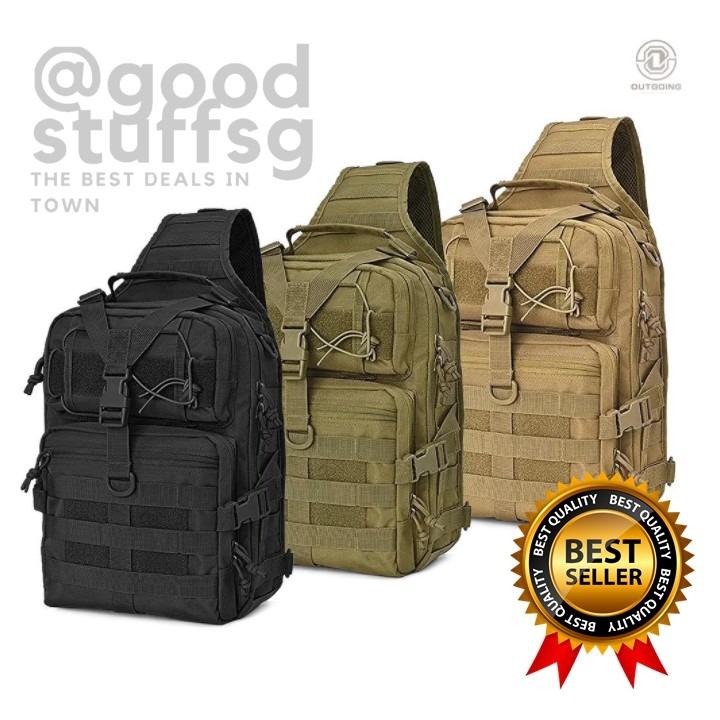 Military tactical assault pack sling backpack deals