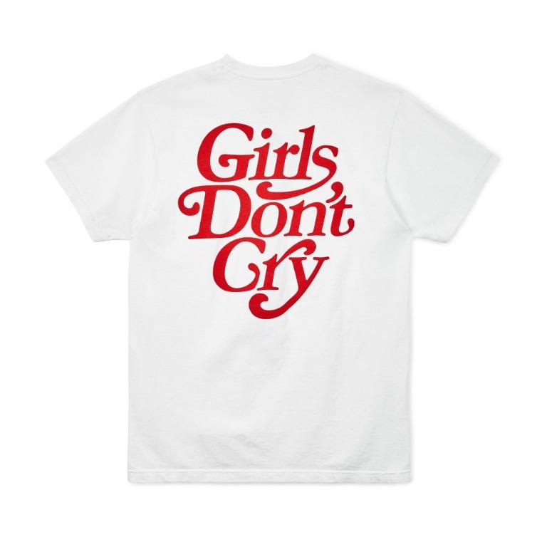 Girls Don't Cry Logo T-Shirt (White/Red) Small & Medium, Men's 
