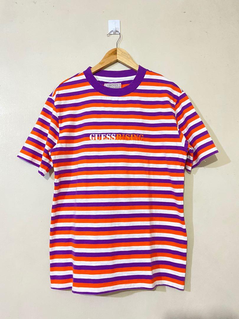 Guess x 88Rising Stripe Tee, Men's Fashion, Tops & Sets, & Polo Shirts on Carousell