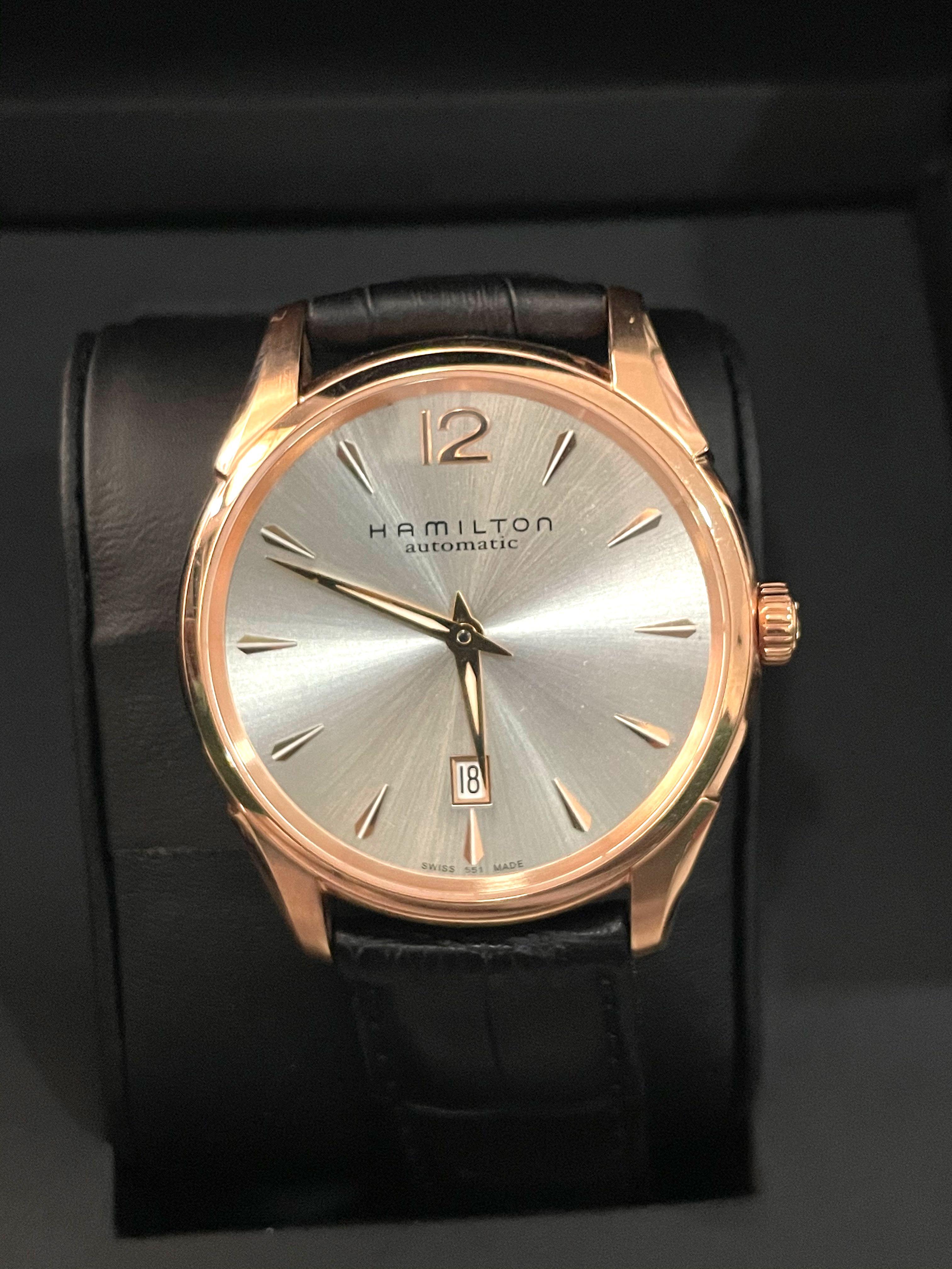 Hamilton Watch Jazzmaster Slim Automatic Mobile Phones Gadgets Wearables Smart Watches on Carousell