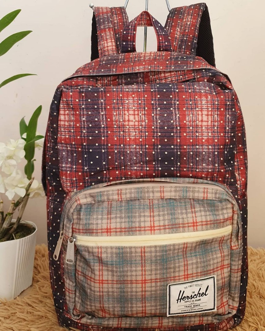 herschel plaid backpack