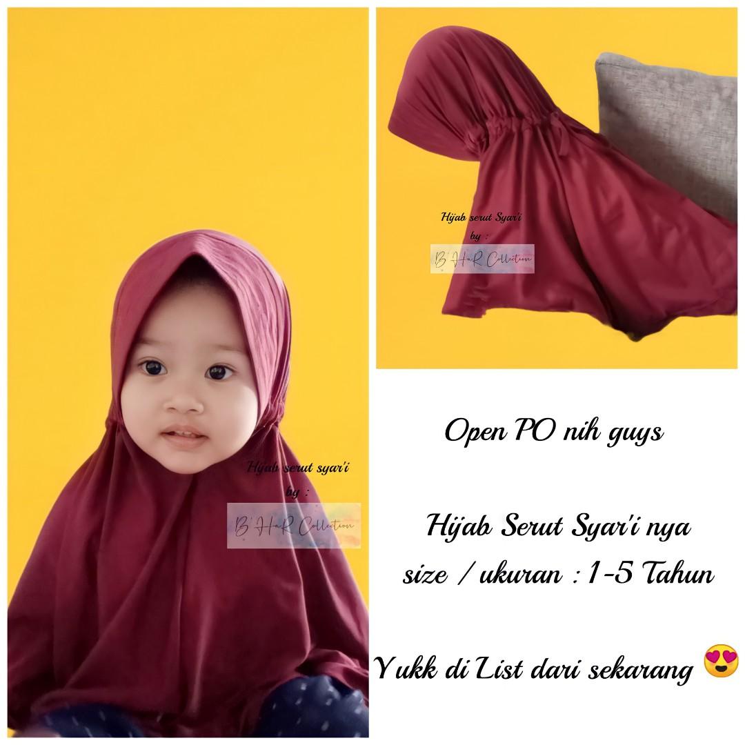 Hijab Serut Syar I Fesyen Wanita Muslim Fashion Lainnya Di Carousell