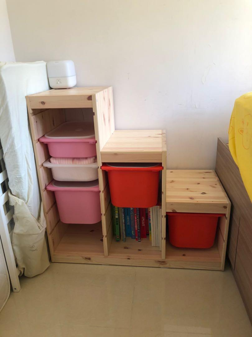 Ikea Trofast 樓梯櫃 傢俬 家居 傢俬 書櫃 櫃子及架 Carousell